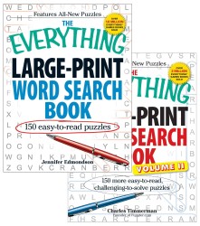 The Everything Large Print Word Search (2-Volume Set) (Everything)