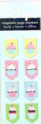 Cupcakes I-clips Magnetic Page Markers （NOV）