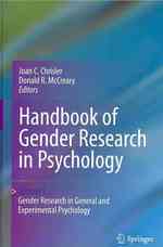 心理学におけるジェンダー研究ハンドブック（全２巻）<br>Handbook of Gender Research in Psychology