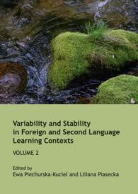 Variability and Stability in Foreign and Second Language Learning Contexts : Volume 2