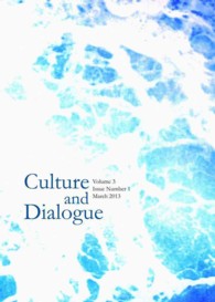 Culture and Dialogue : Volume 3, Issue Number 1 - March 2013