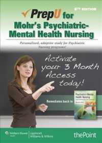 PrepU for Mohr's Psychiatric-Mental Health Nursing Access Code （1 PSC）