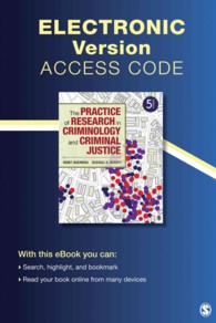 The Practice of Research in Criminology and Criminal Justice Electronic Version （5 PSC）