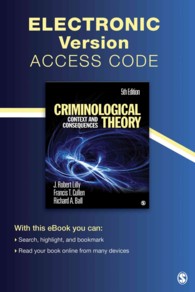 Criminological Theory Electronic Version : Context and Consequences
