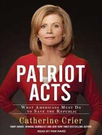 Patriot Acts : What Americans Must Do to Save the Republic （MP3 UNA）