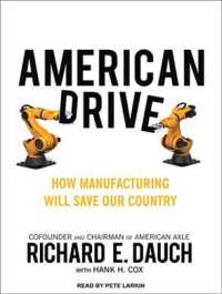 American Drive (2-Volume Set) : How Manufacturing Will Save Our Country （MP3 UNA）
