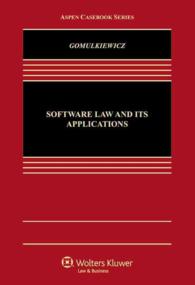 Software Law and Its Application (Aspen Casebook)