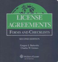 License Agreements : Forms and Checklists