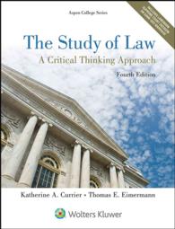 The Study of Law : A Critical Thinking Approach (Aspen College) （4TH）