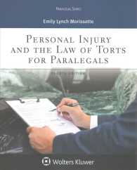 Personal Injury and the Law of Torts for Paralegals (Paralegal) （4TH）
