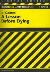 CliffsNotes on Gaines' a Lesson before Dying : Library Edition (Cliffsnotes) （MP3 UNA）