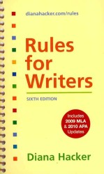 Rules for Writers with 2009 Mla and 2010 APA Updates /with E-book / Writing in the Disciplines （6 PCK SPI）