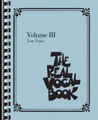 The Real Vocal Book : Low Voice (The Real Vocal Book) 〈3〉 （SPI）