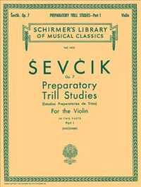 Preparatory Trill Studies, Op. 7 - Book 1 : Violin Method (Schirmer Library of Classics)
