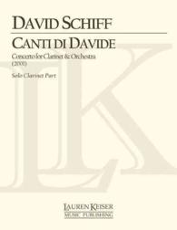 Canti Di Davide : Solo Clarinet Part