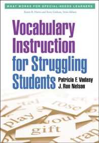 Vocabulary Instruction for Struggling Students (What Works for Special-needs Learners)