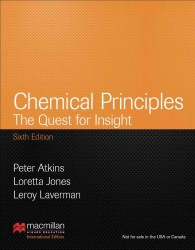 化学原理（第６版・テキスト）<br>Chemical Principles : The Quest for Insight -- Hardback （6 Rev ed）