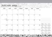 Ebony & Ivory 2019 Calendar （DES）