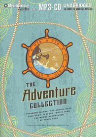 The Adventure Collection (5-Volume Set) : Treasure Island, the Jungle Book, Gulliver's Travels, White Fang, the Merry Adventures of Robin Hood （MP3 UNA）
