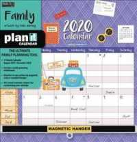 Family 2020 Plan-it 17-Month Calendar : Includes Event/Reminder Stickers and Magnetic Hanger （WAL）