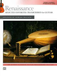 Renaissance : Selected Favorites Transcribed for Guitar (Alfred Classical Guitar Masterwork Editions)