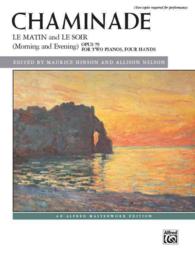 Le Matin and Le Soir Morning and Evening Opus 79 : For Two Pianos, Four Hands: Two Copies required for performance (Alfred Masterwork Library)