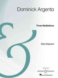 Three Meditations : Solo Soprano Archive Edition