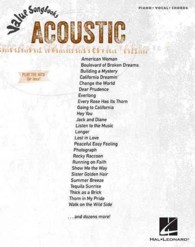 Acoustic : Piano - Vocal - Chords (Value Songbooks)