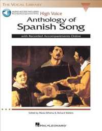 Anthology of Spanish Song : High Voice: with Accompaniment CDs (Vocal Library) （1 PAP/COM）