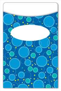 Bubbly Blues Library Pockets （TAI UNBND）