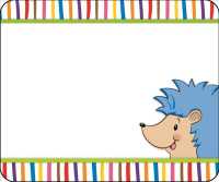 Happy Hedgehogs Name Tags （TAI UNBND）