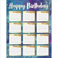 Galaxy Birthday Chart （WAL CHRT）