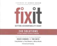 Fix It (9-Volume Set) : Getting Accountability Right: 240 Solutions to Your Toughest Business Problems （Unabridged）