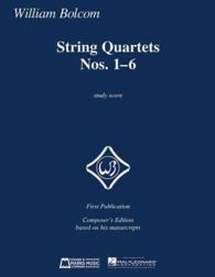 String Quartets Nos. 1-6 : Study Score, Composer's Edition