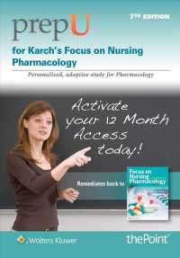 Focus on Nursing Pharmacology PrepU Access Code （7 PSC）
