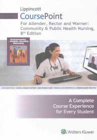 Community and Public Health Nursing Lippincott CoursePoint Access Code （8 PSC）