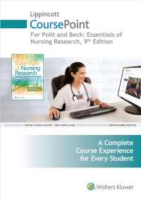 Lippincott Coursepoint for Polit, 12 Month Access Card : Essentials of Nursing Research, a Complete Course Experience for Every Student (Lippincott Co （9 MAC WIN）