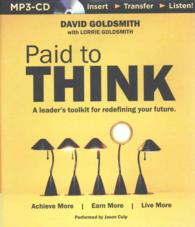 Paid to Think (2-Volume Set) : A Leader's Toolkit for Redefining Your Future （MP3 UNA）