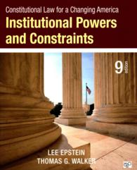 Constitutional Law for a Changing America : Institutional Powers and Constaints （9 PCK PAP/）