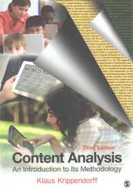 Content Analysis 3rd Ed. + the Content Analysis Reader : An Introduction to Its Methodology （3 PCK）