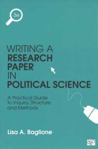 Writing a Research Paper in Political Science : A Practical Guide to Inquiry, Structure, and Methods （3 PCK PAP/）