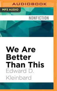 We Are Better than This (2-Volume Set) : How Government Should Spend Our Money （MP3 UNA）