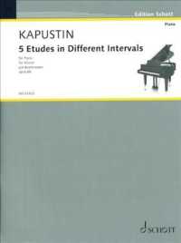 5 Etudes in Different Intervals, Op. 68 : Piano
