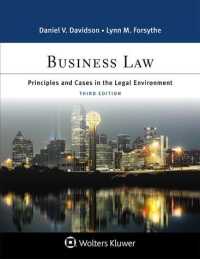 Business Law : Principles and Cases in the Legal Environment (Business Law) （3 New）