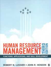 Human Resource Management : Functions, Applications, and Skill Development （3 PCK PAP/）