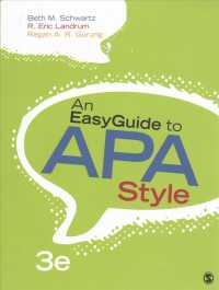 An Easyguide to APA Style + an Easyguide to Research Design & SPSS : Includes USB Memory Stick IBM SPSS Statistics Base Integrated Student Edition （3 PCK SPI）
