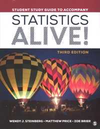 Student Study Guide to Accompany Statistics Alive! （3RD）