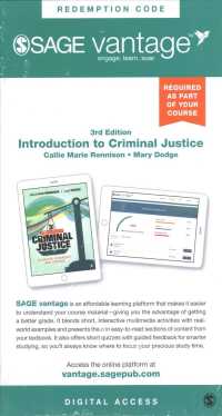 Introduction to Criminal Justice Sage Vantage Access Code : Systems, Diversity, and Change （3 PSC）