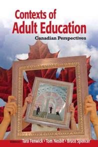 Contexts of Adult Education : Canadian Perspectives