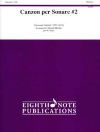 Canzon Per Sonare #2 : For 6 Flutes: Medium: Score & Parts